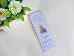 Marcador Páginas / Santinho Primeira Eucaristia | Folhas verdes - (cópia) - comprar online