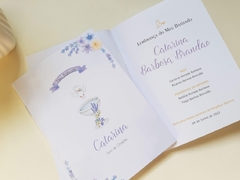 Livro de Orações | 10x15cm - Espirito Santo | Lavanda - comprar online