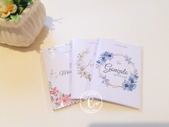 Livro de Orações | 7x10cm - Guirlanda azul - comprar online