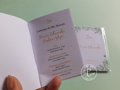 Livro de Orações | 7x10cm - Folhagem II - comprar online