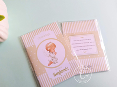 Livro de Orações | 7x10cm - Anjo listras verde na internet
