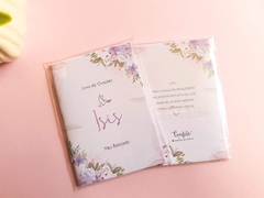 Livro de Orações | 7x10cm - Floral romântico lilás na internet