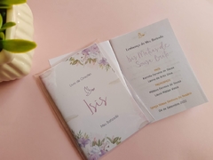 Livro de Orações | 7x10cm - Floral romântico rosa na internet