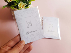 Livro de Orações | 7x10cm - Folhas Cinza