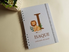 Caderneta de Vacinação | Personalizada | Leão monograma