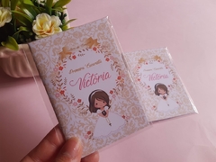 Livro de Orações | 7x10cm - Primeira Eucaristia floral
