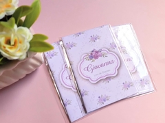 Livro de Orações | 7x10cm - Floral Lilás - comprar online
