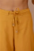 Pantalona de cós chapado com amarrações Pôr do Sol mostarda - Palhá |  de Corpo e Alma | palhaa.com.br 