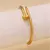 Bracelete Prego de Coração Banho Dourado - Aço Inoxidável - comprar online