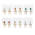Kit com 12 Pares de brincos Diversos - Bycandy Oficial