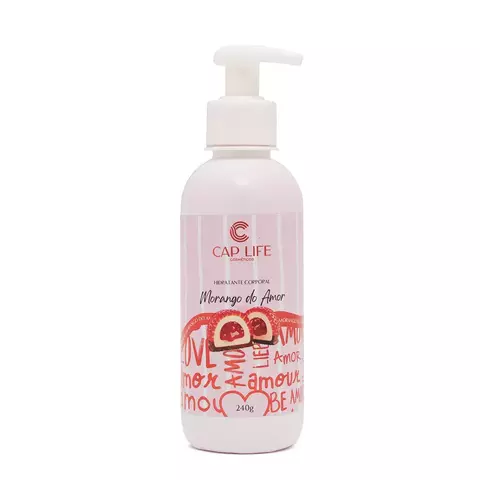 Creme Hidratante Morango do Amor 240g - Cap Life