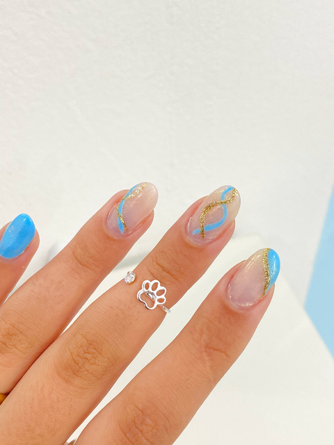 Anel prata falange patinha + ponto de luz