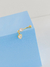 Piercing umbigo penduricalho coração dourado