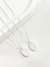 Kit love - colar oval personalizado prata - comprar online