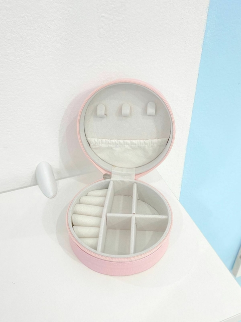 Porta jóias rosa bebe