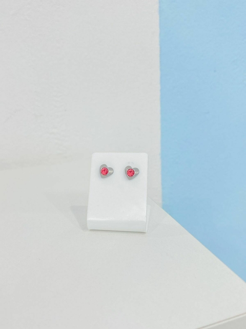 Brinco Coração Vermelho