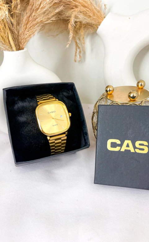 Relógio Inspiração Dourado (Resistente a Água) - comprar online