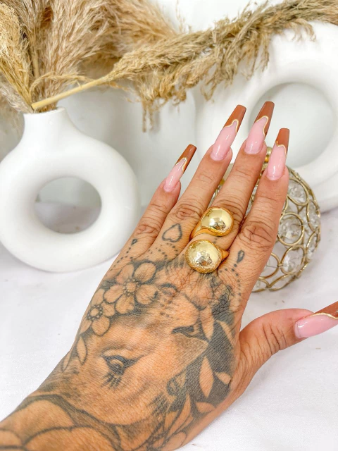 Anel Luxo Bola Regulável - comprar online