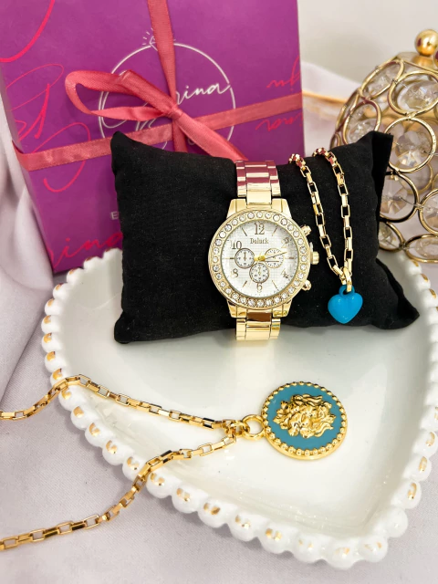 Kit Leão Azul Com Relógio - 3 Peças - comprar online