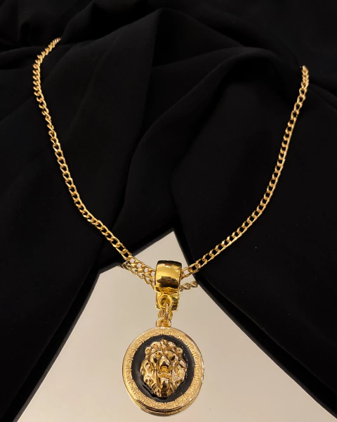 Colar Leão Preto