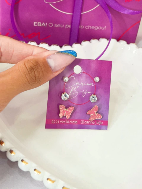 Trio de Brincos - comprar online