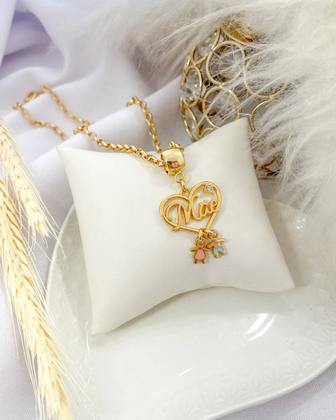 Colar Mãe Filhos - Até 4 Filhos