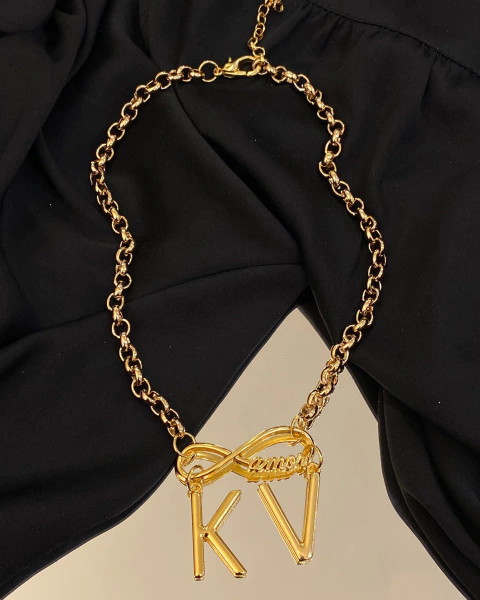 Colar Amor Infinito Personalizado - Elo Português