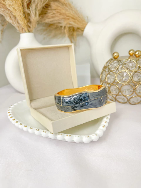 Bracelete Grosso Preto - comprar online