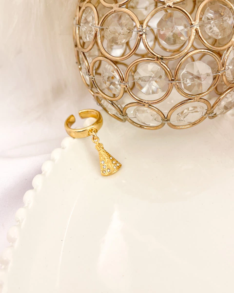 Anel Nossa Senhora Cravejado