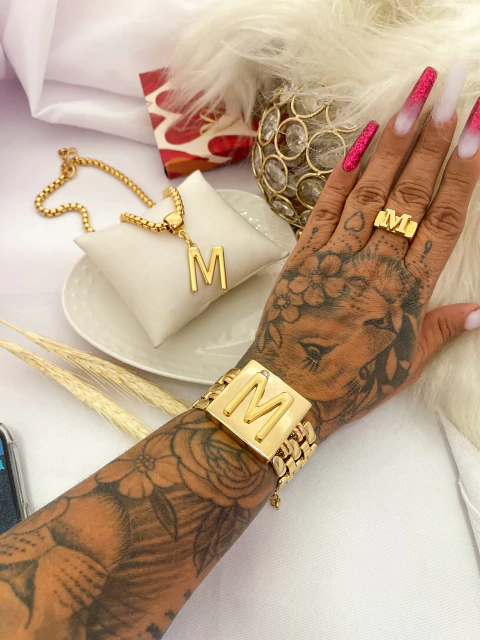 Kit de Inicial - Colar, Pulseira e Anel