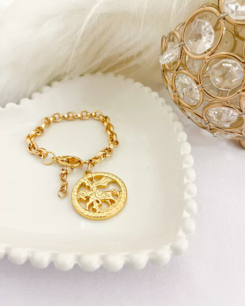 Pulseira São Jorge Redondo