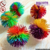 Bola sensorial FLUFFY 6cm (pompom) em silicone