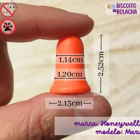 Protetor Intra-Auricular Honeywell MAX - MAXIMUM (3 pares/espuma)