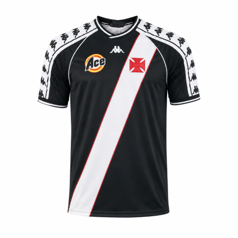 Camisa Retrô Vasco da Gama II Brasileirão 2000 Preta