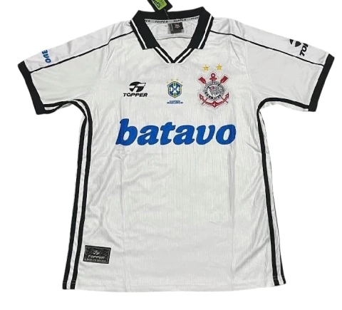 Camisa Retrô Timão Home Campeão Brasileiro 1999 Masculino Branca - comprar online