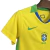 Kit Infantil Brasil Home 2025 Unissex Amarelo - Mantos da Quebrada | Camisas de Futebol e Basquete