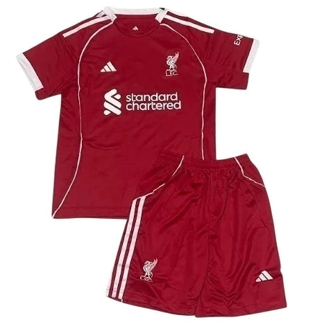 Kit-Infantil-Liverpool-Home-2025- vermelho-Unissex-loja-mantos-da-quebrada