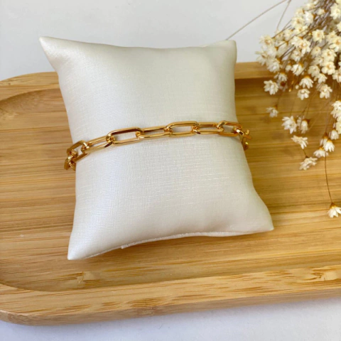 PULSEIRA SILVANA BANHADA A OURO 18K