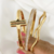 BRACELETE ONDULADO BANHADO A OURO 18K - comprar online