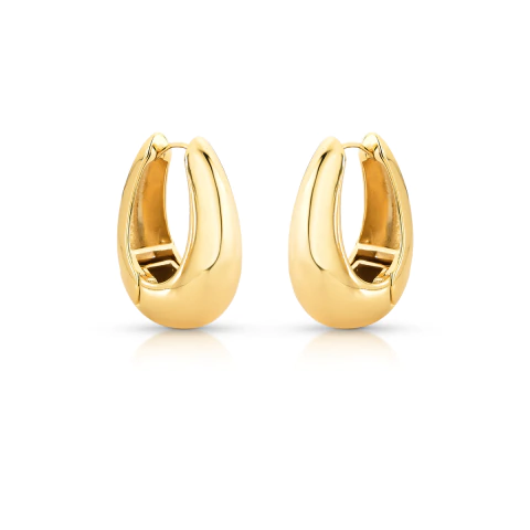 ARGOLA ANITA BANHADA A OURO 18K