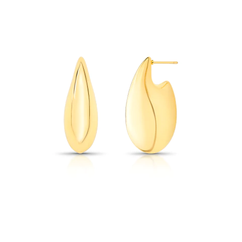 MEIA ARGOLA TALITA BANHADA A OURO 18K