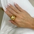 ANEL ABAULADO BANHADO A OURO 18K - comprar online