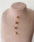 COLAR DE NYLON COM INICIAL BANHADO A OURO 18K na internet