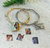 Bracelete Carta dourado - comprar online