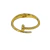BRACELETE MAXI PREGO BANHADO A OURO 18K