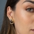 BRINCO CHIARA BANHADO A OURO 18K E RÓDIO BRANCO