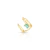 PIERCING FAKE TURMALINA FUSION BANHADO EM OURO 18K