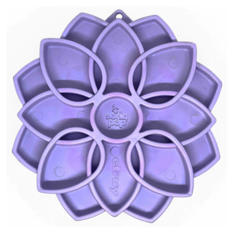 tapete de lamber, mandala, sodapup, comedouro lento