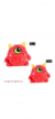 Pelúcia Monster Vermelho G Egg Petta na internet