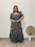 Vestido tricoline manga babado Zoe - comprar online
